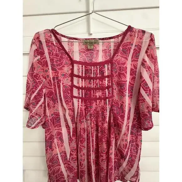 Nine West Vintage American blouse size Petite Medium - Picture 3 of 4